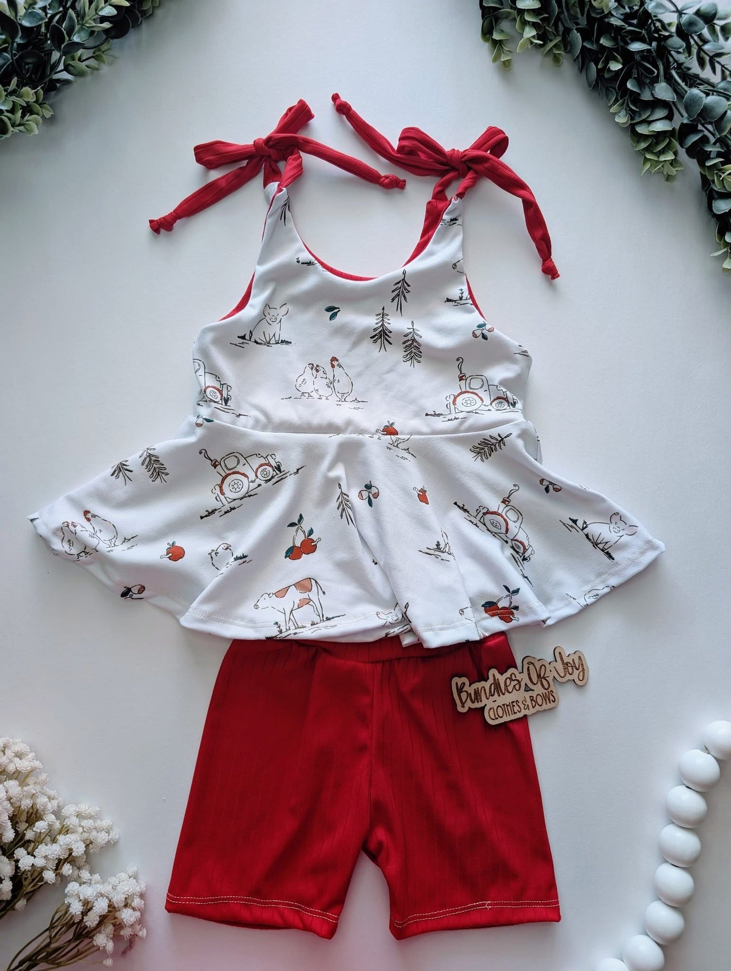 Camellia peplum top