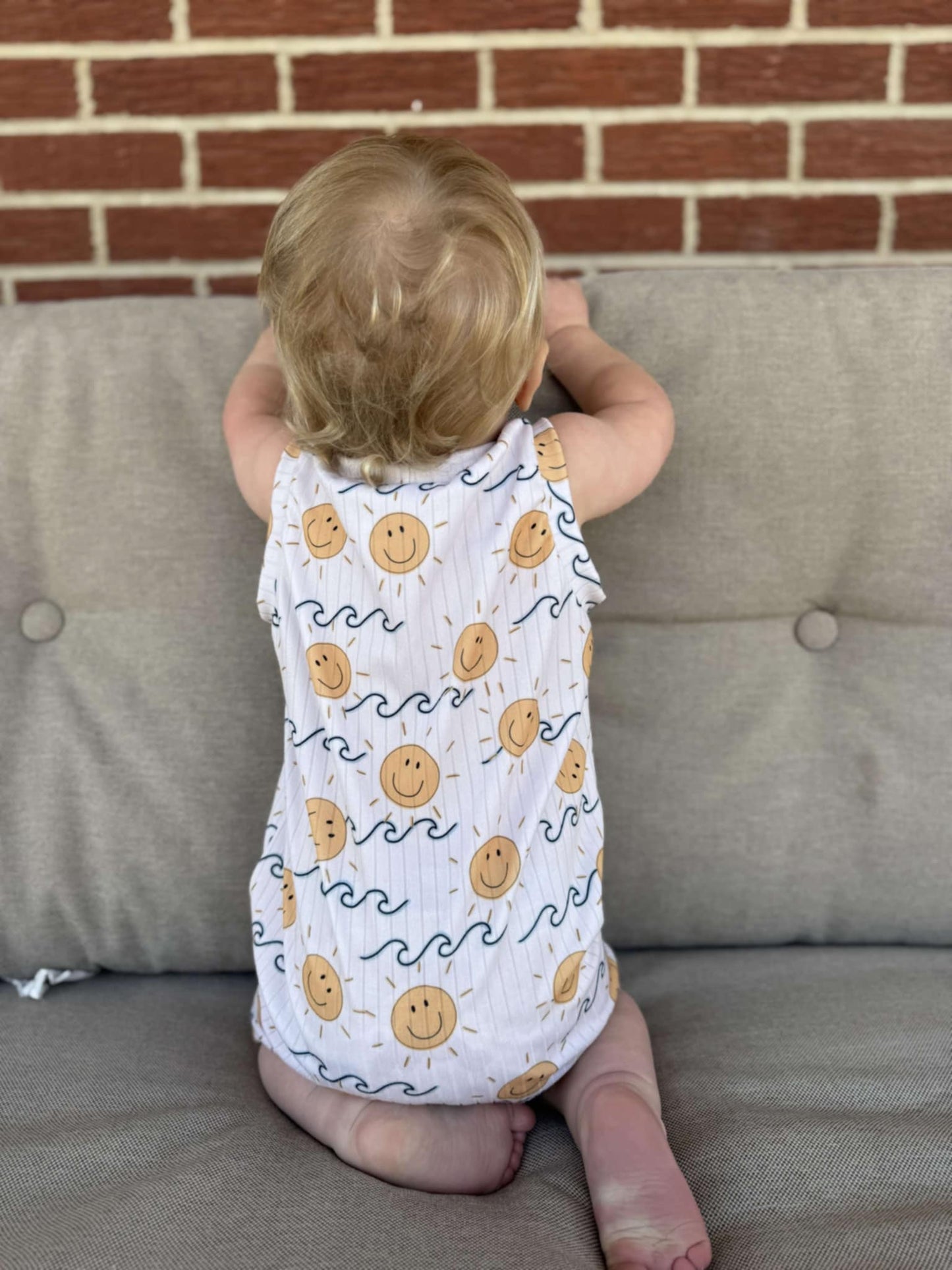 Tank shorts romper (baggy style)