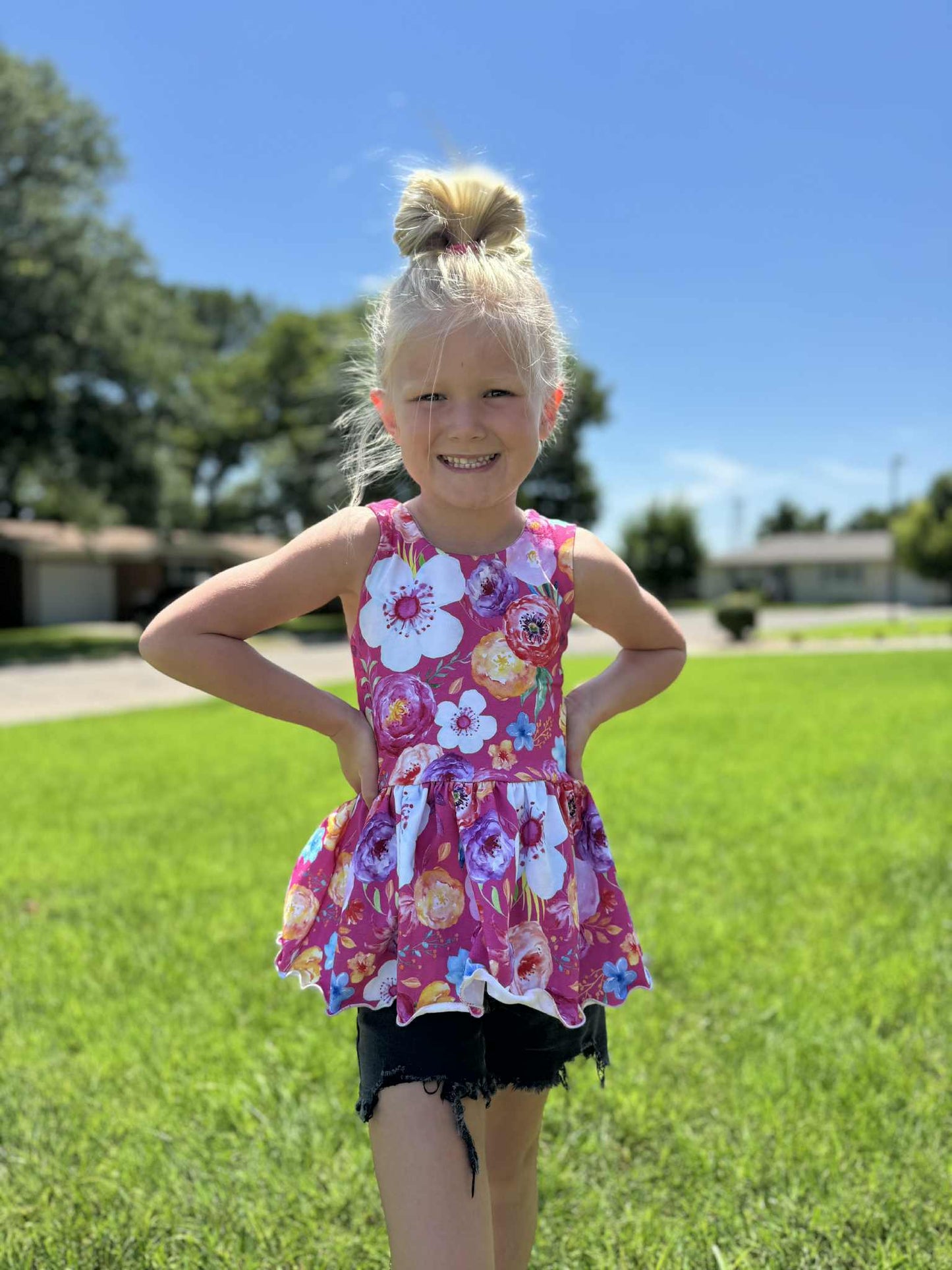 Penny peplum top
