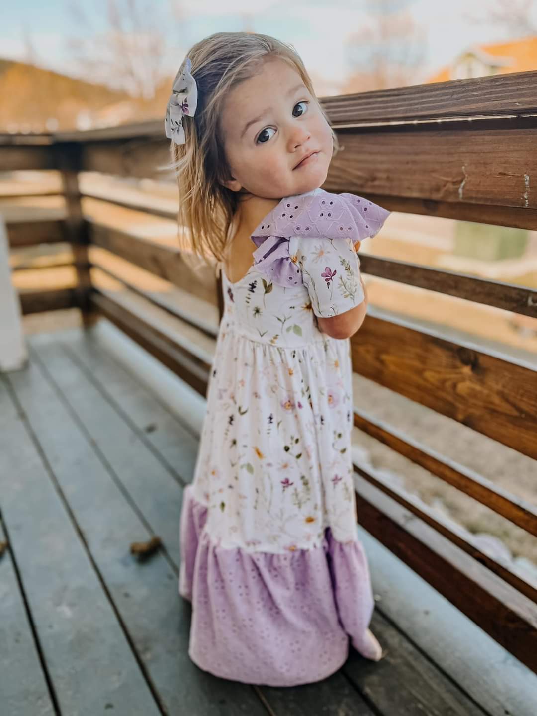 Magnolia dress knee length or maxi length