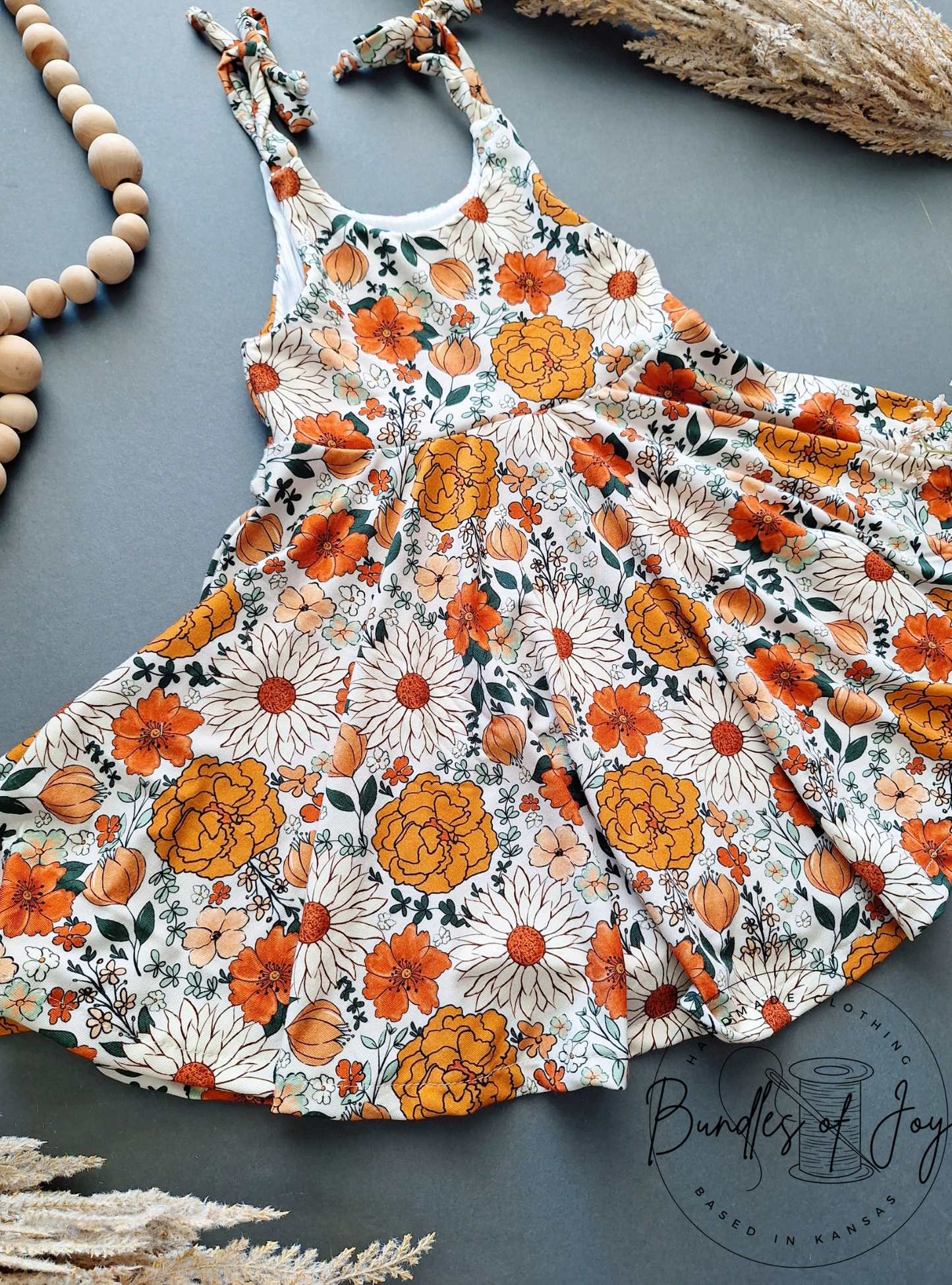 Camellia Twirl dress
