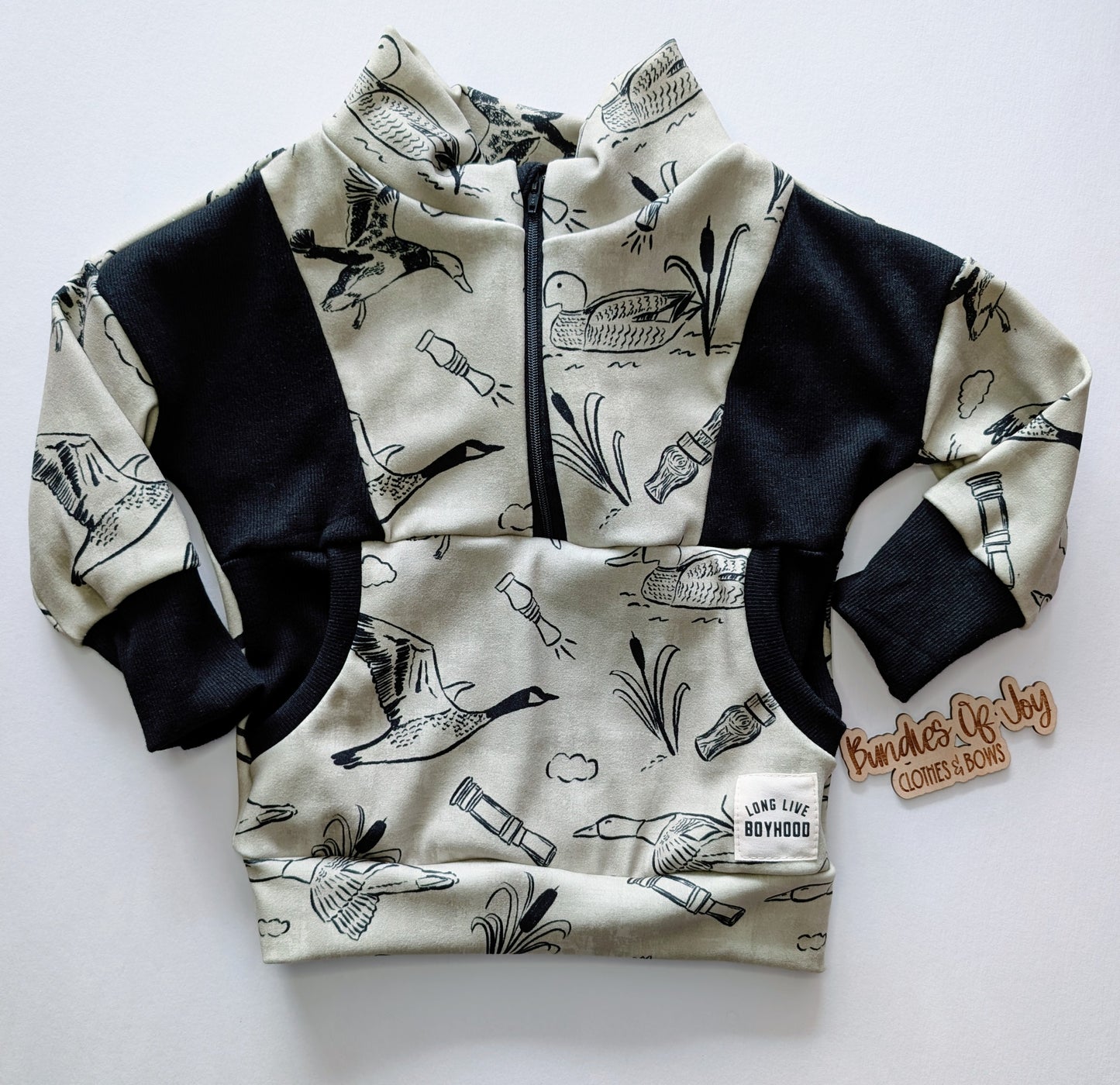 Half zip