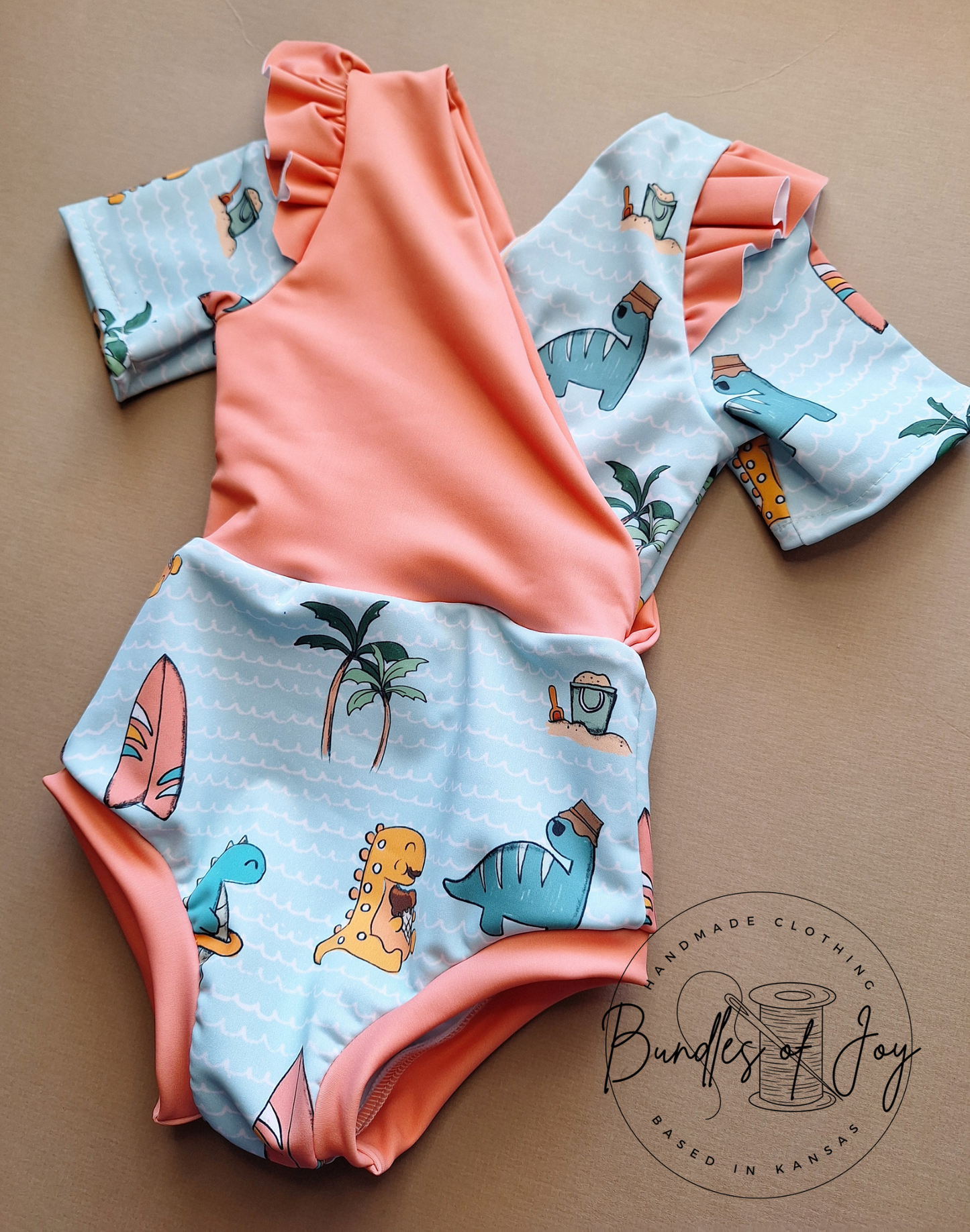 One piece two-toned