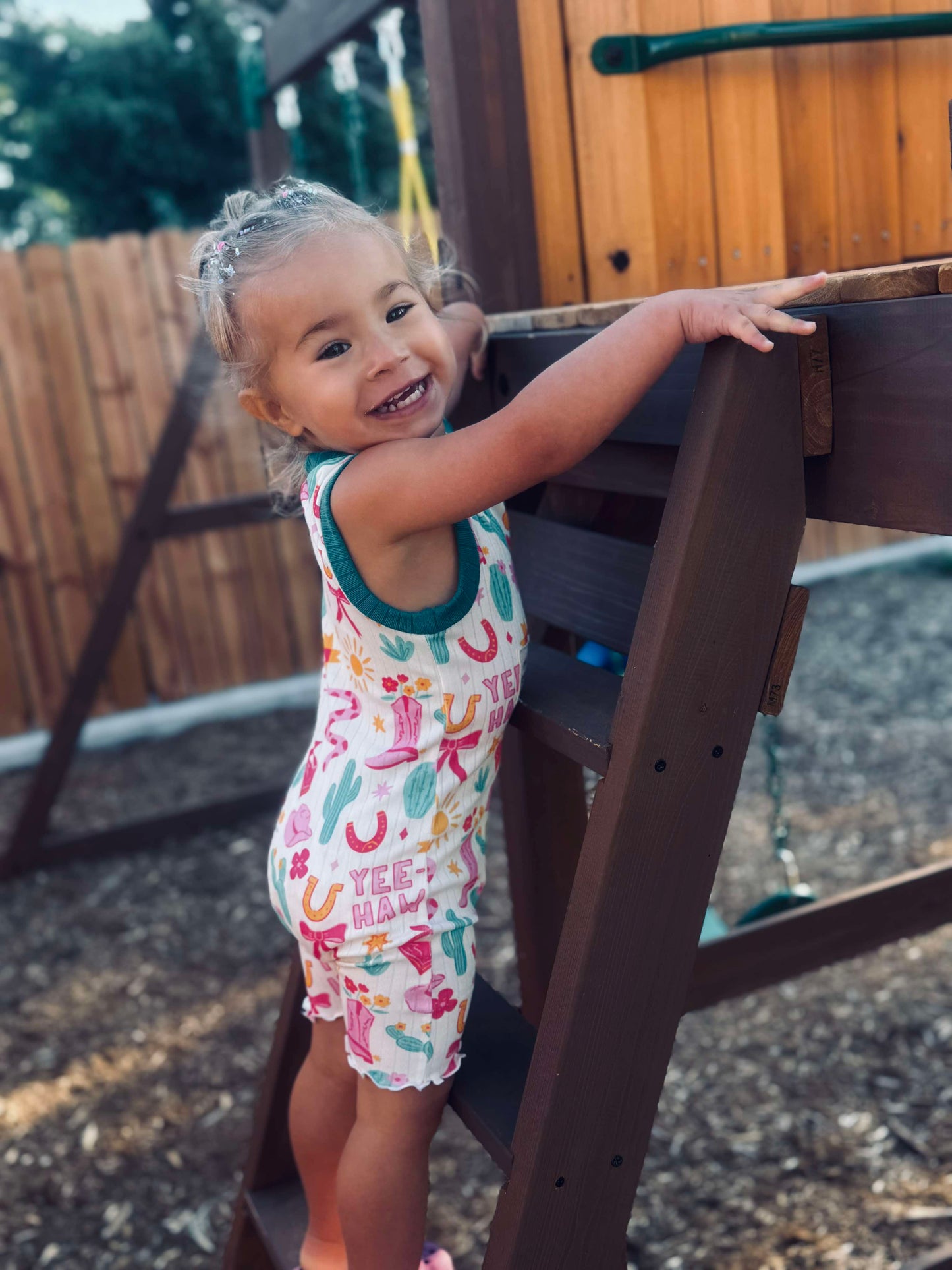 Ollie tank/halter romper