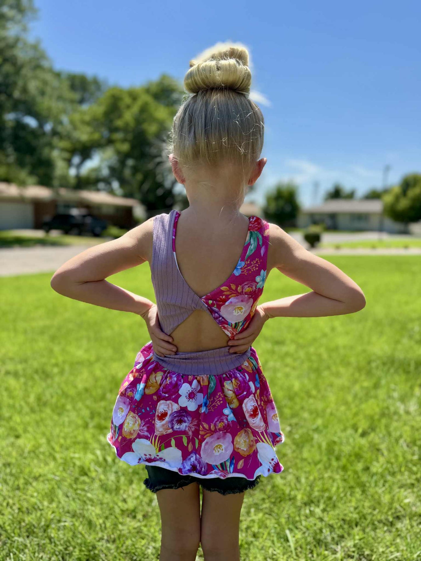 Penny peplum top