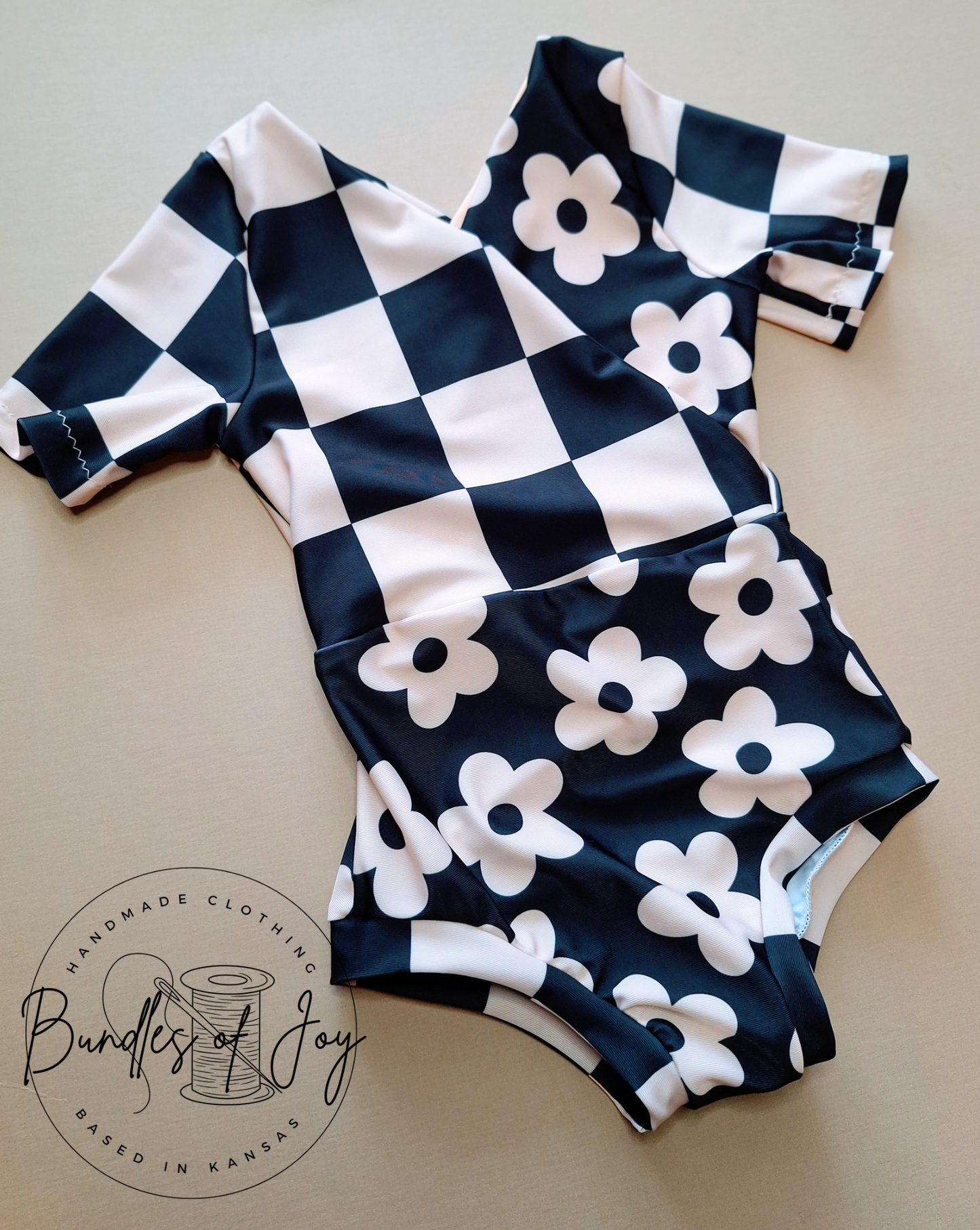 One piece two-toned