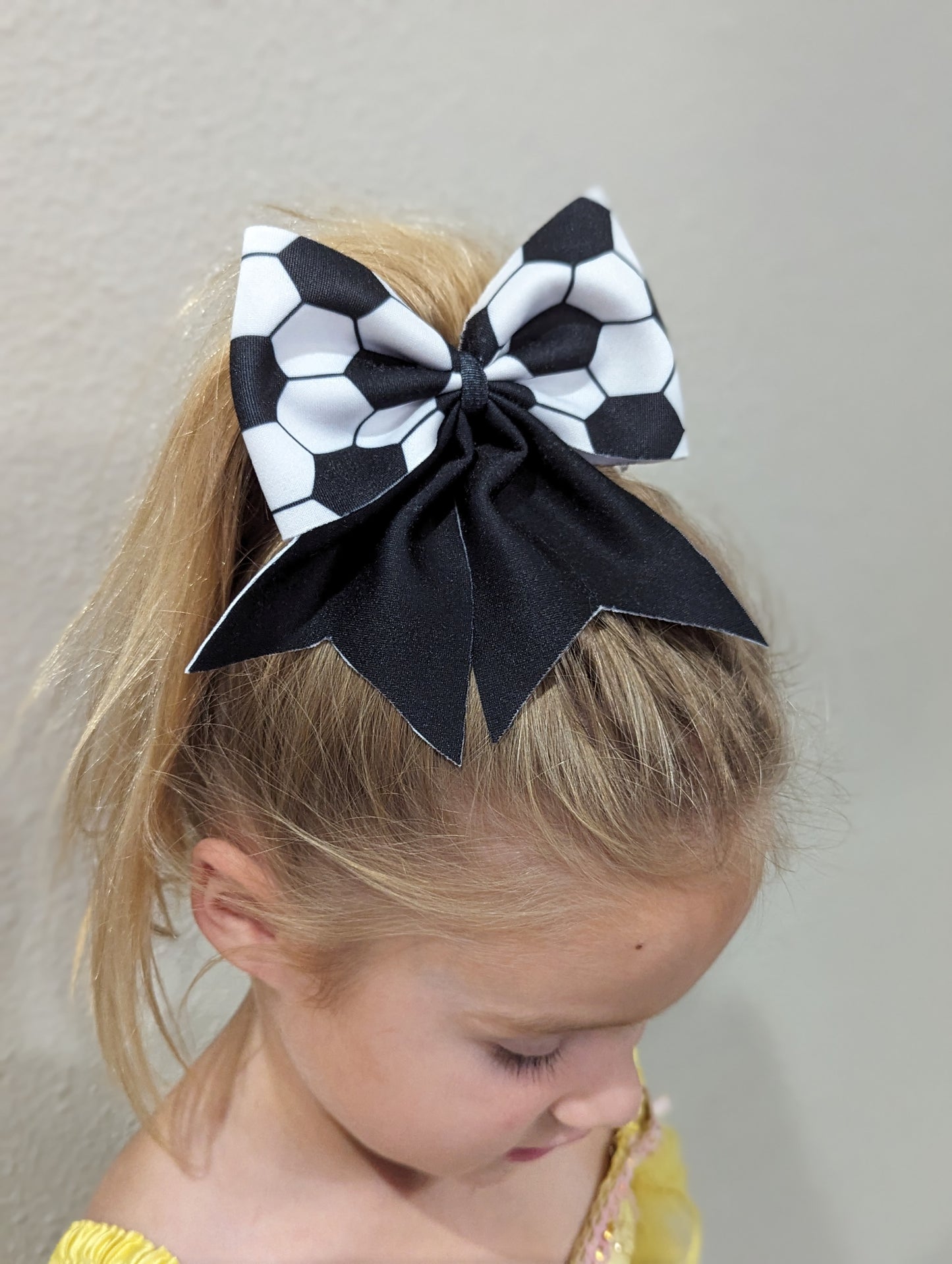 Sailor Bows on ponytail