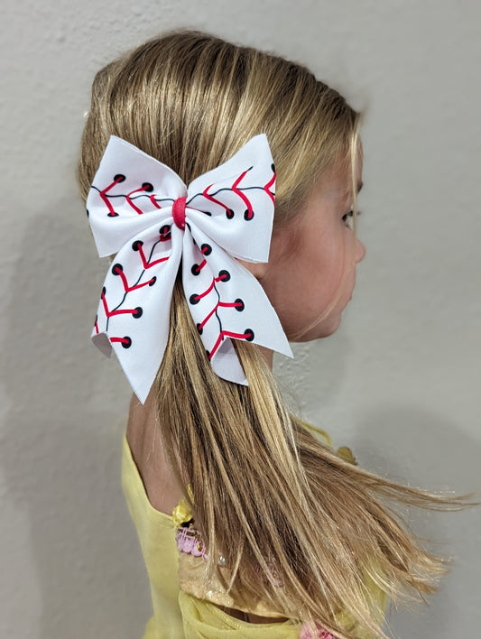 Sailor Bows on ponytail