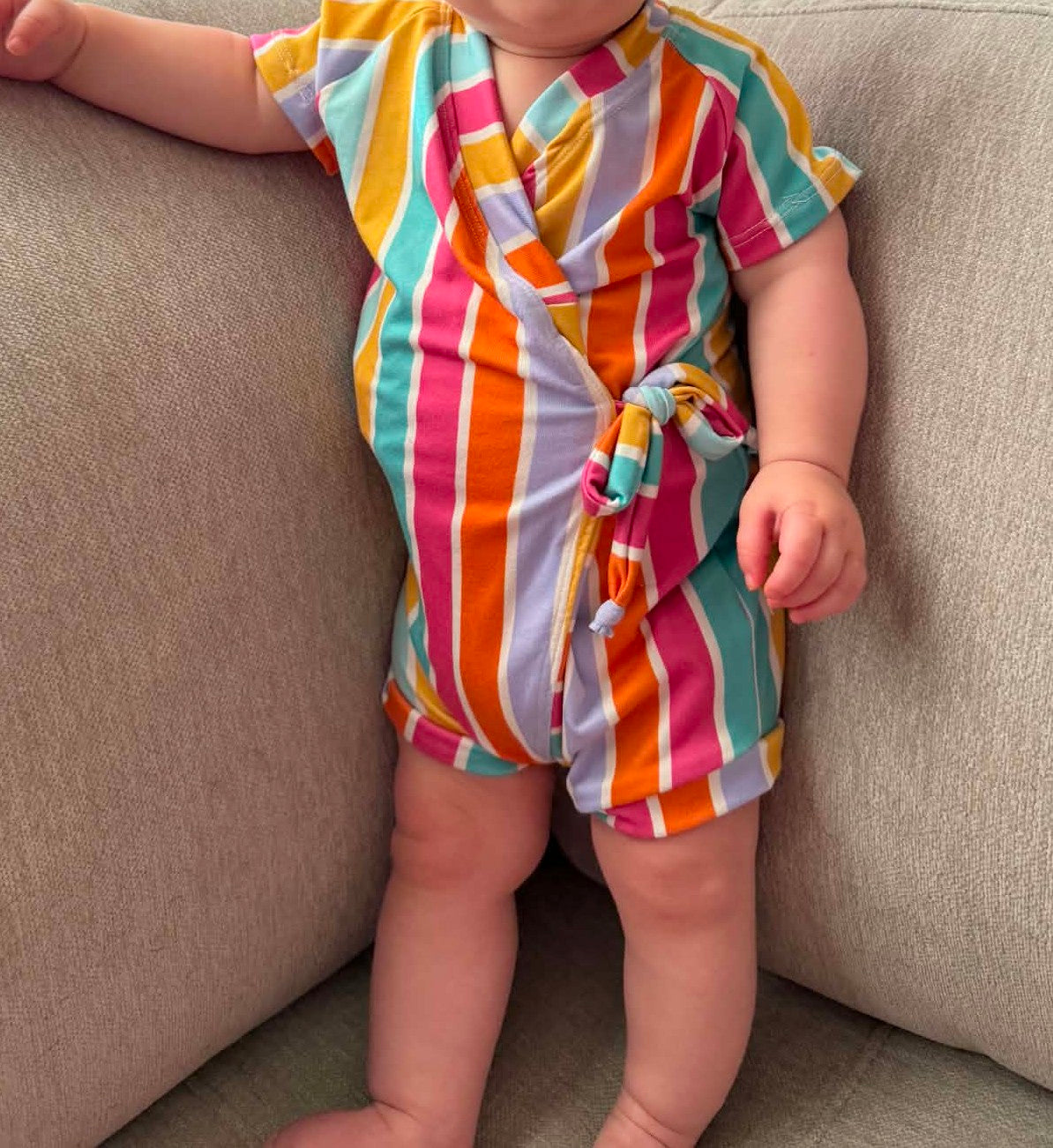 River shorts Romper