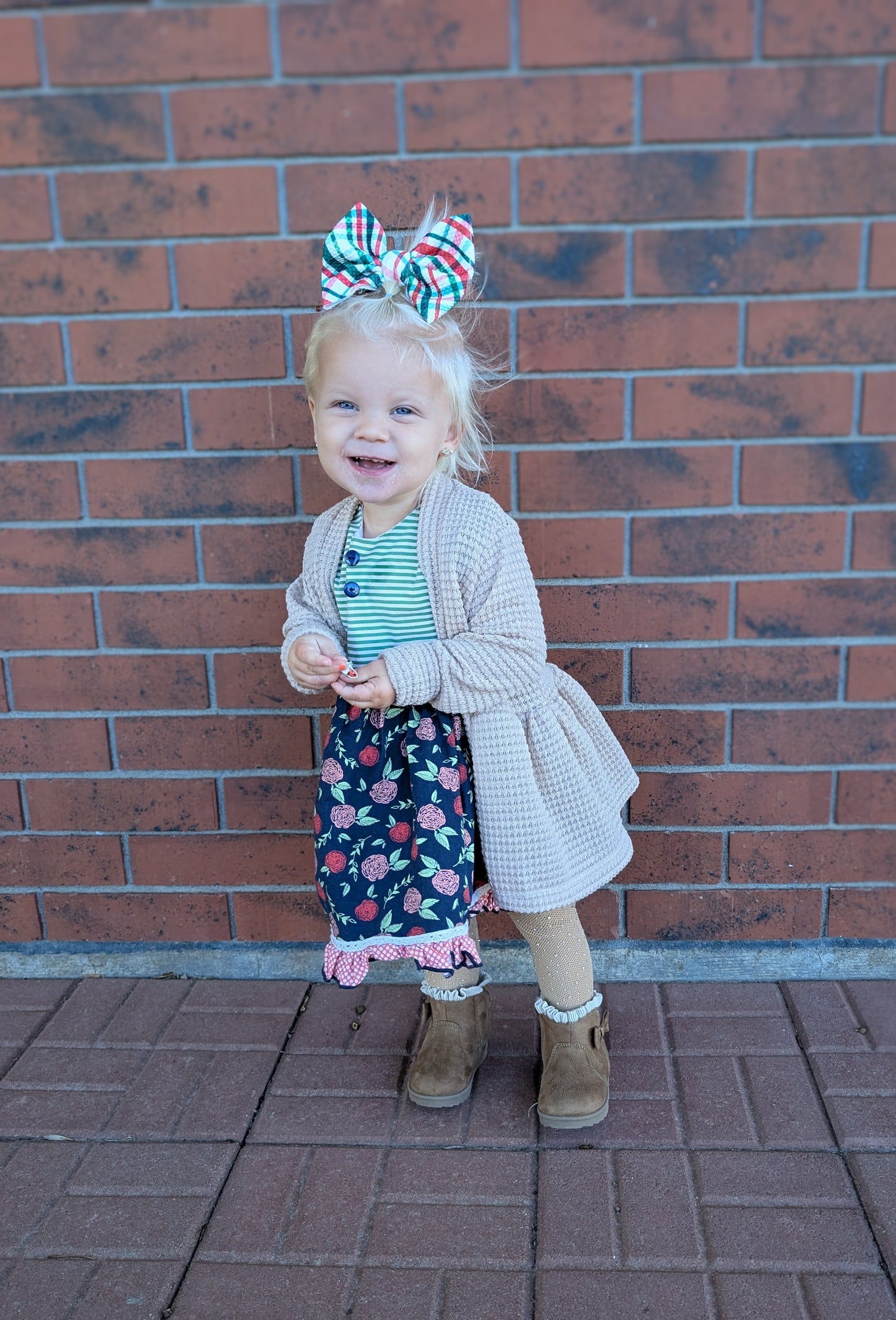Skirted cardigan