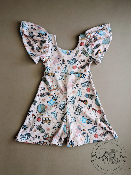 Petal Shorts Romper