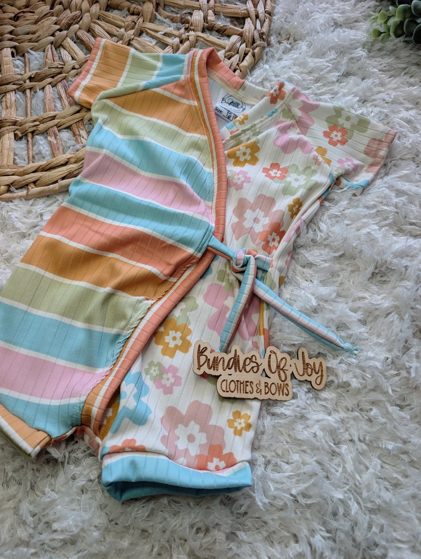 River shorts Romper