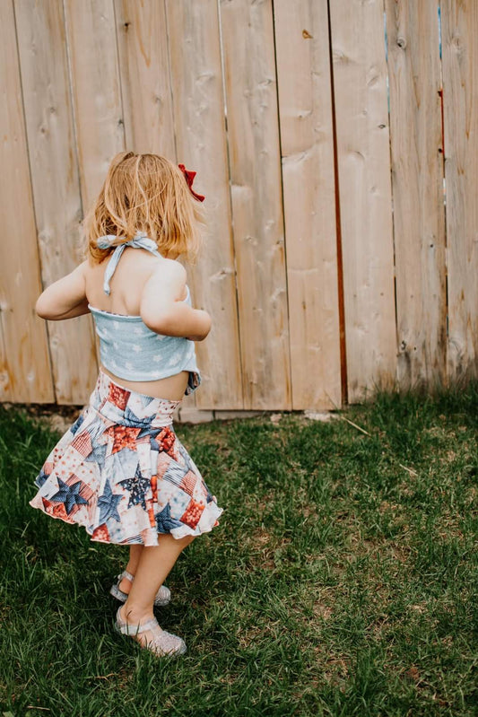 Bandana reversible top