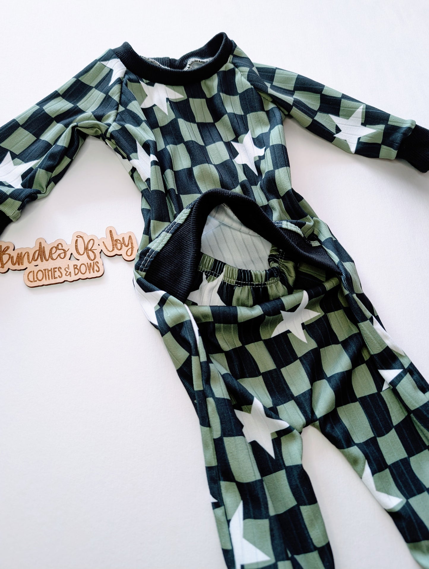 Open sesame pants romper