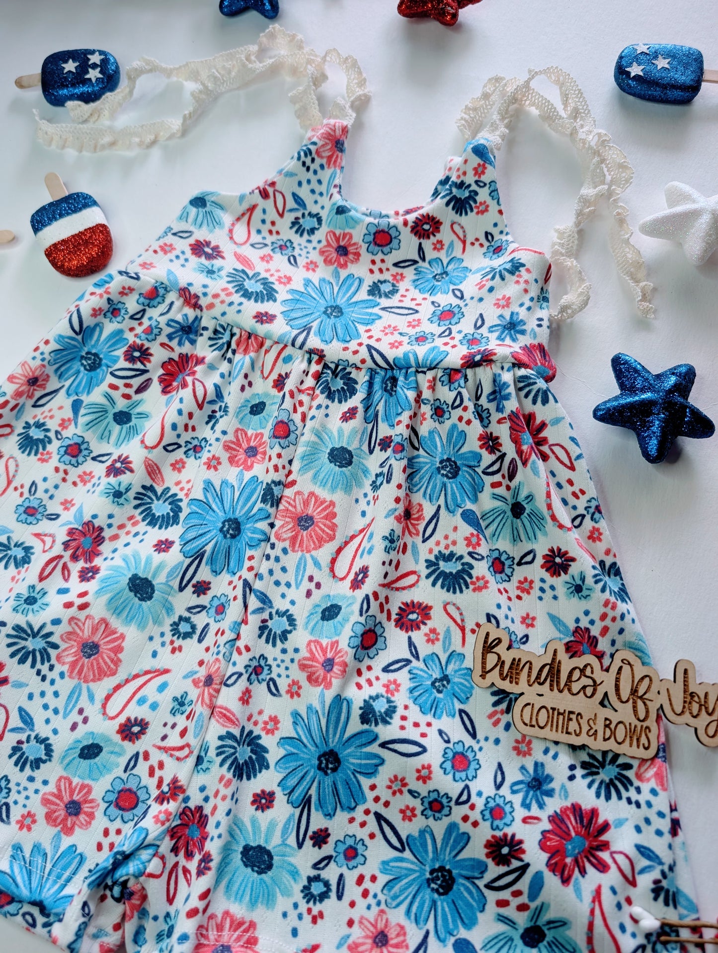 Camellia shorts romper