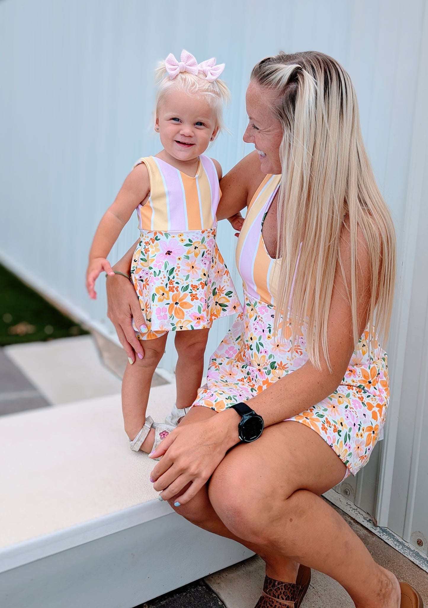 Tropea Dress w/ attached bikers