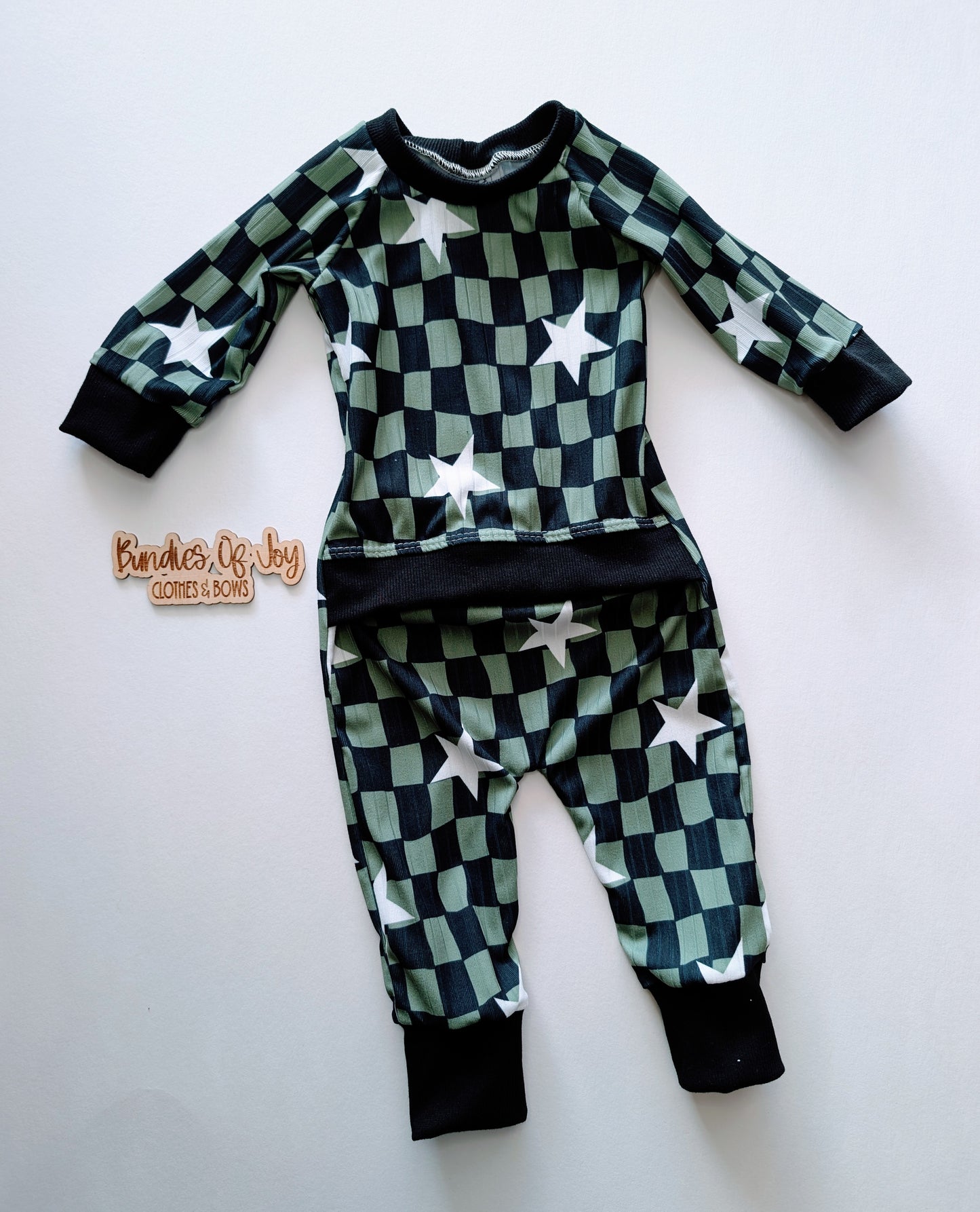 Open sesame pants romper