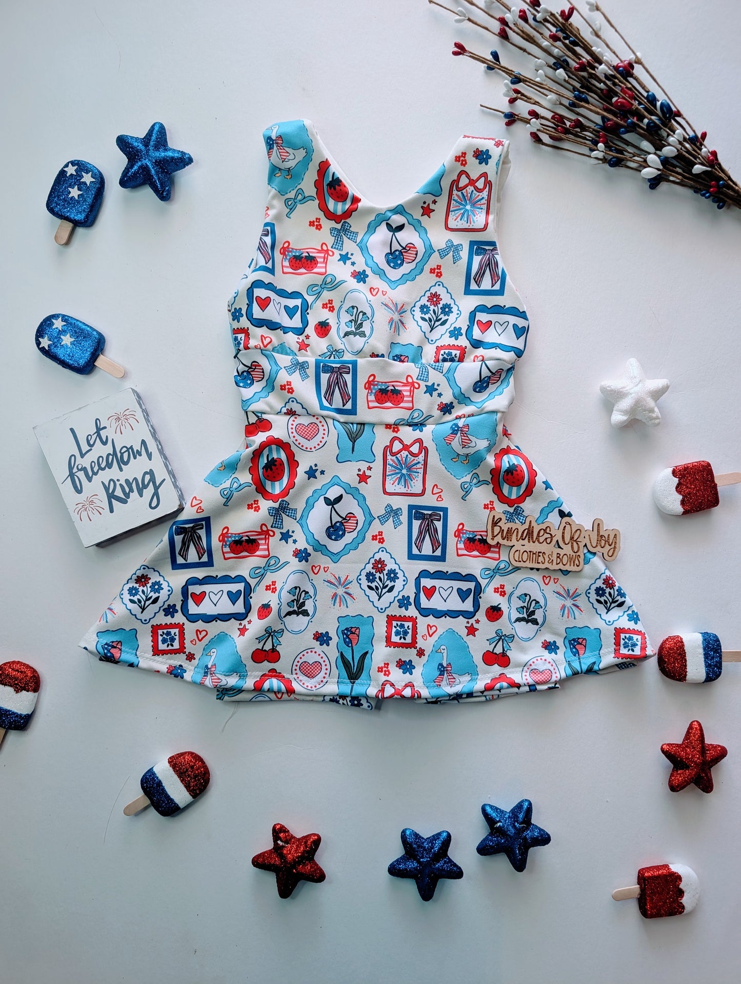 Tropea Dress w/ attached bikers