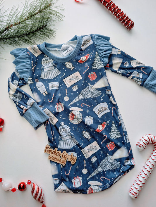 PJ Dress WITH Ruffles