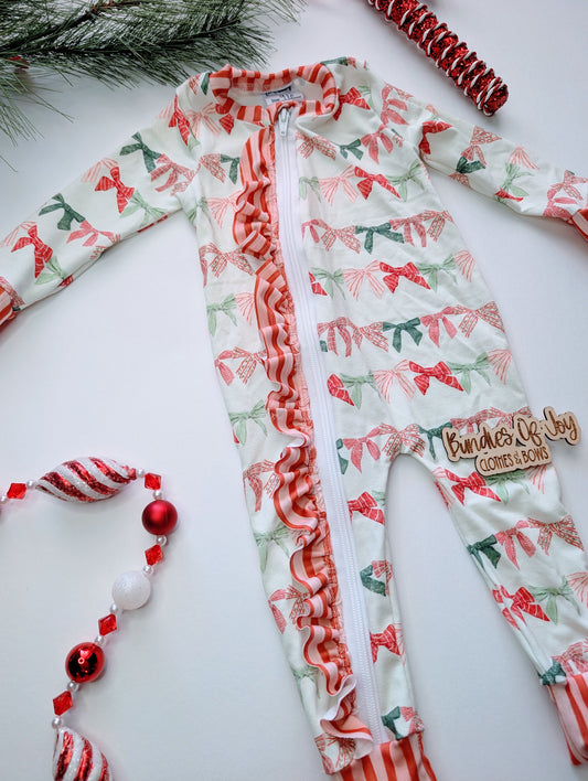 Zipper sleeper WITH Ruffles