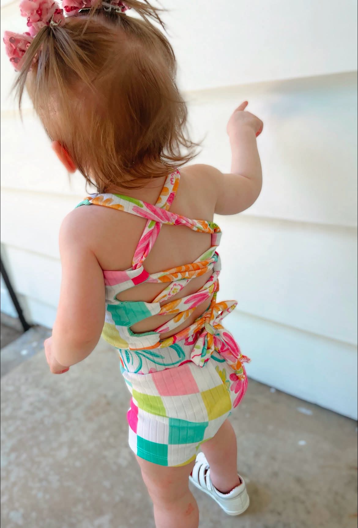 Lenny tie back top