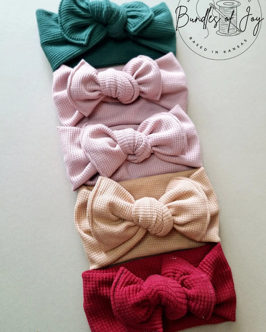 Knotted headwrap Bows