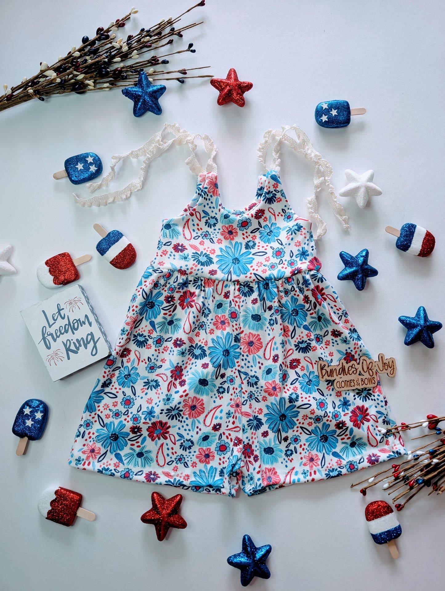 Camellia shorts romper