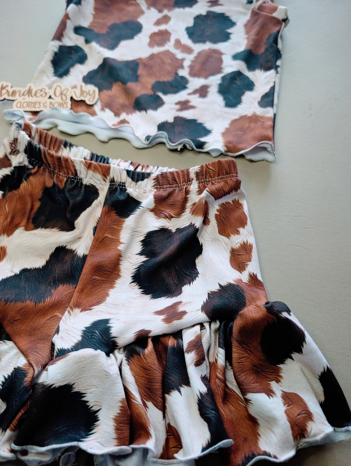 Shorties with ruffles